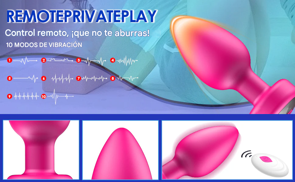 RemotePlug™ Juguete sexual anal multiusos para adultos unisex a control remoto